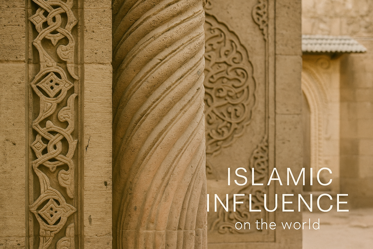 Elegant Islamic wall carvings.