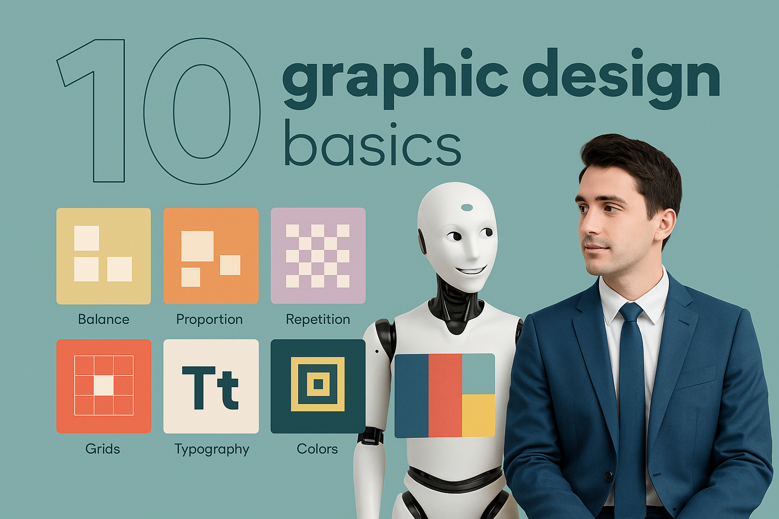 Digital illustration of a human head merged with circuit patterns and a modern house model.