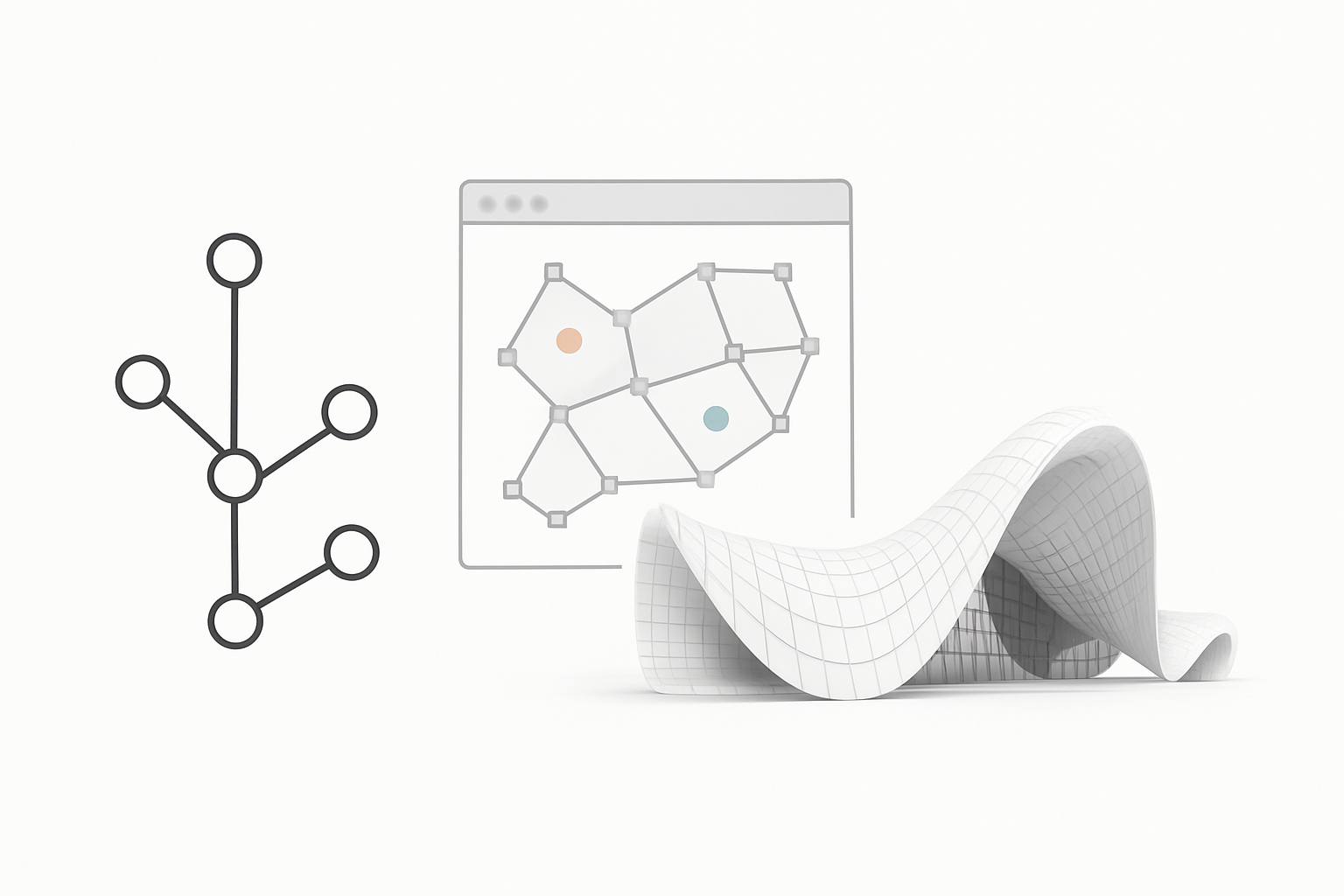 3D visualization of parametric architecture with smooth curves and geometric logic.