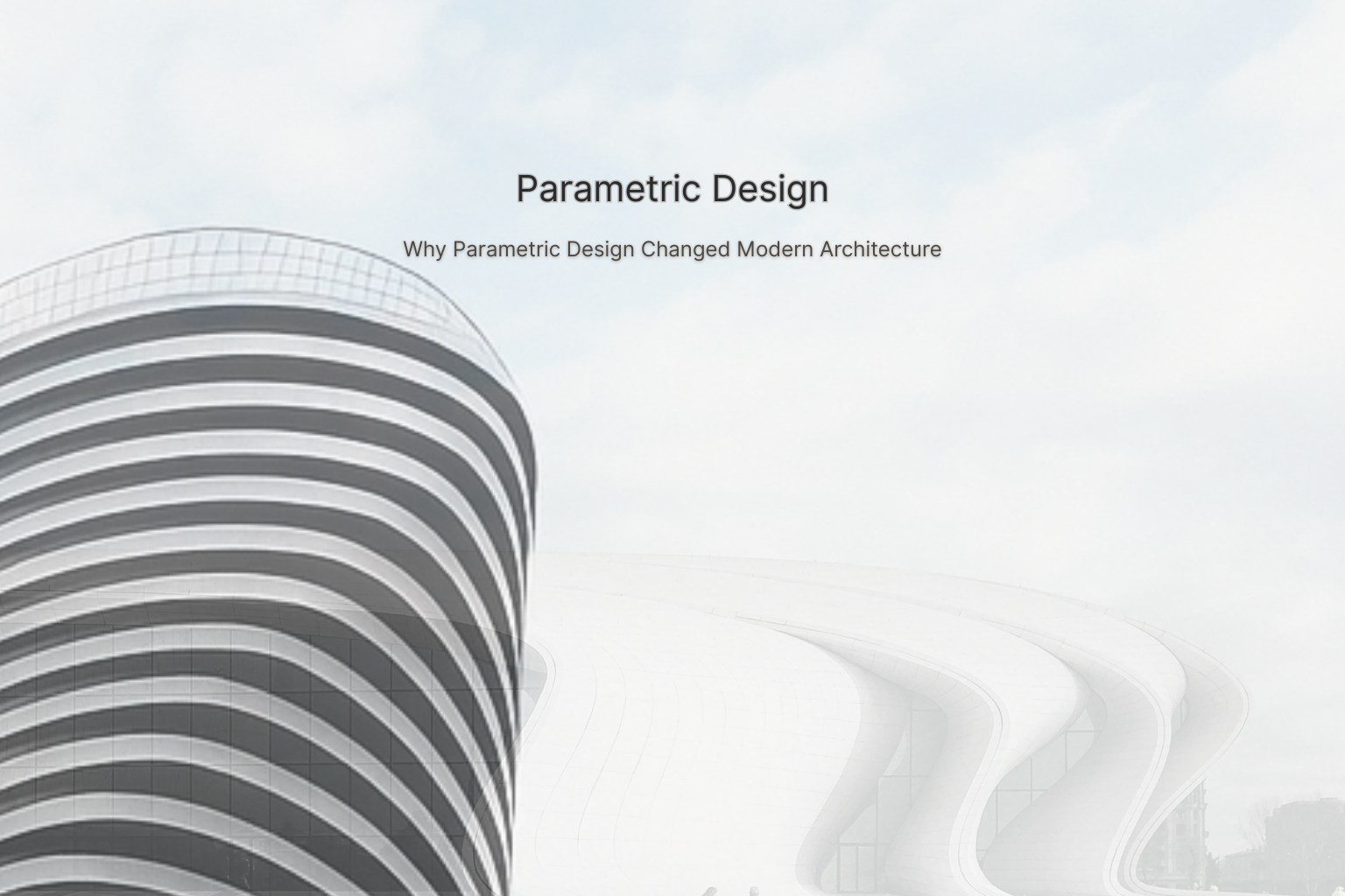 Parametric design transforming modern architectural practice.