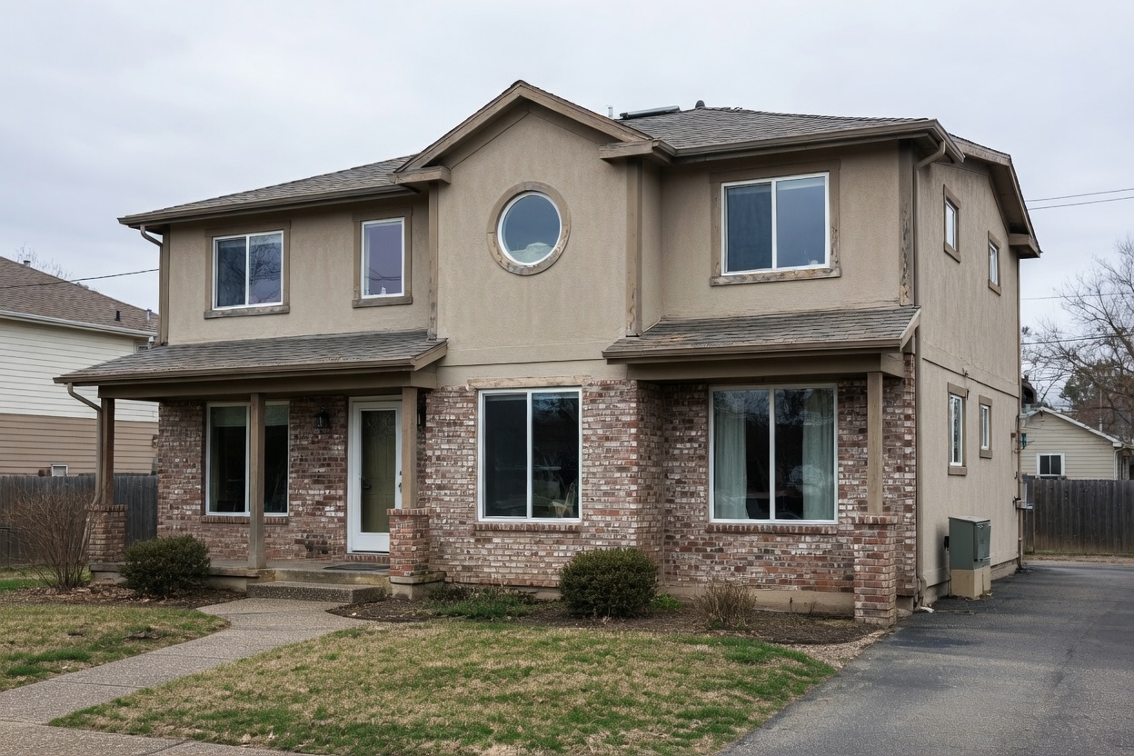 Single-family house representing a detached residential building type.