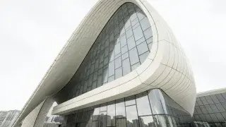 Heydar Aliyev Centre in Baku showcasing parametric architectural concepts.