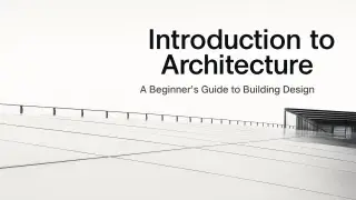 Introductory guidebook and sketches for beginner architecture students.