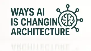 AI technology transforming architecture design and construction.
