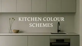 Kitchen colour schemes.