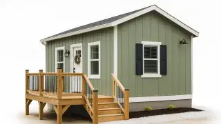 Prefabricated tiny home with sleek design priced below $50K.