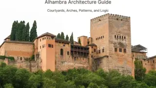 Alhambra Palace architecture showing Islamic design elements.