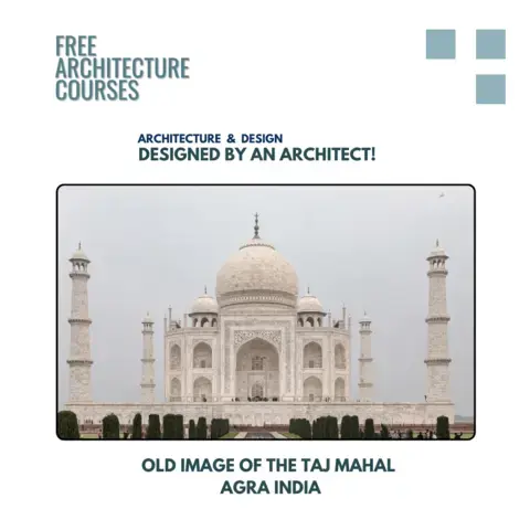 New 2024 image of the Taj Mahal - an ivory-white marble mausoleum on the right bank of the river Yamuna in Agra - India
