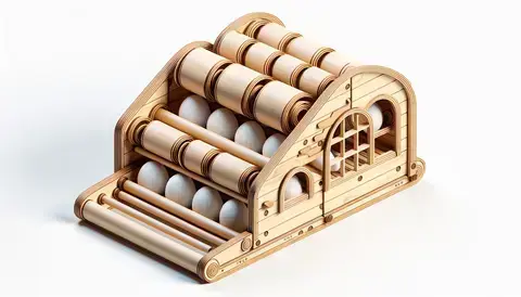Basic roll-away chicken nest box.