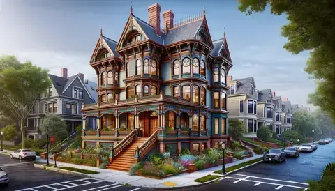 Restored Victorian home in Boston with original details and modern amenities.