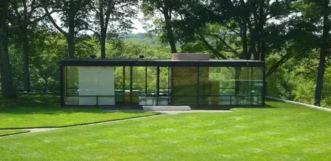 The Glass House, also known as the Johnson house, is a historic museum in New Canaan, Connecticut. Built in 1948-49 by architect Philip Johnson as his residence.