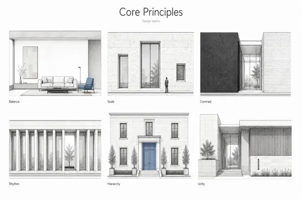 Infographic explaining key principles of design.