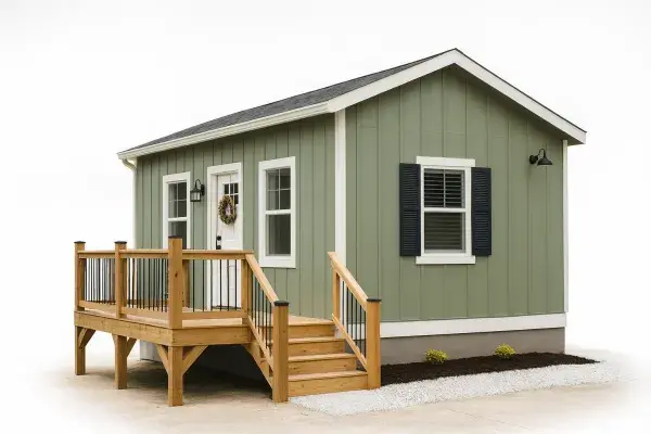 Prefabricated tiny home with sleek design priced below $50K.