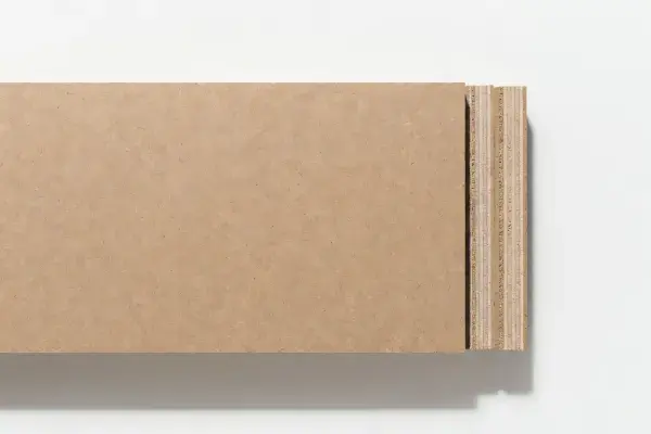  MDF panel with a smooth face and visible machined edge.