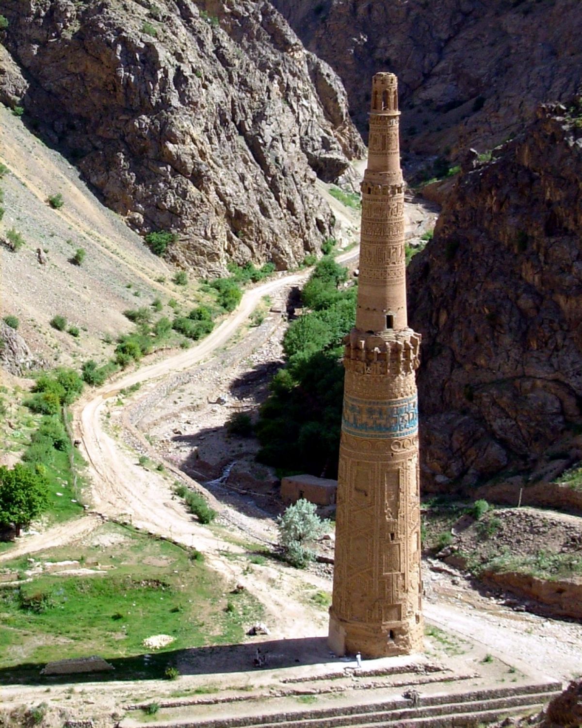 Minaret of Jam in Afghanistan.